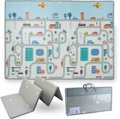 ComfyKidz® Speelmat Baby Opvouwbaar 200x150 cm – Dubbelzijdig XPE Schuim – BPA Vrij – Binnen en Buiten – Inclusief Luxe Opbergtas