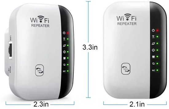 Extension WiFi - Extension WiFi jusqu'à 2640 pieds carrés - Portée WiFi plus large - Répéteur Internet WiFi Booster