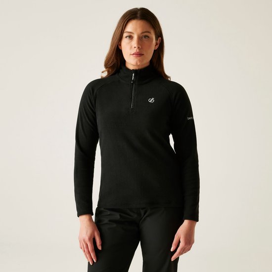 Dare2B, polaire légère Freeform II pour femme, demi-zip, Zwart, taille 36