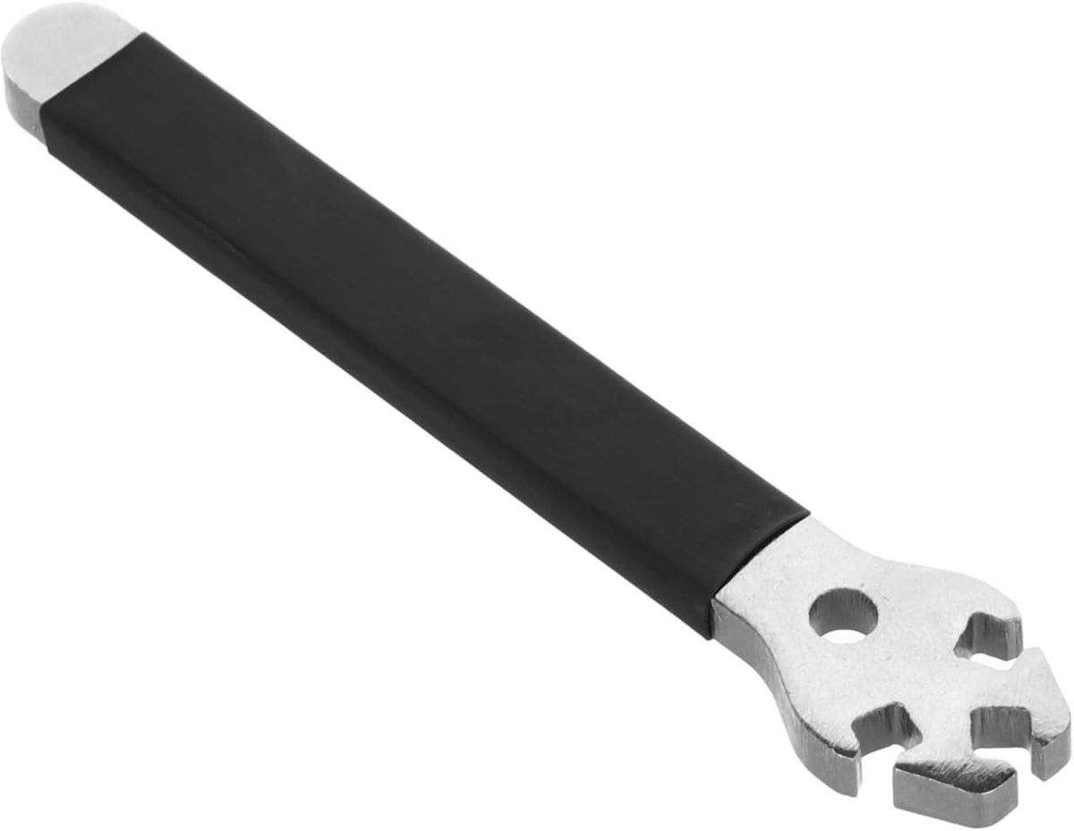 SNQ Spaaksleutel-Fiets Spaakspanner-Fietsspaakcorrectiesleutel Buitenfietssleutel Spaakgereedschap-Voor Fietswielen Gereedschap -Voor Het Uitlijnen Van Fietswielen-Black-Metaal