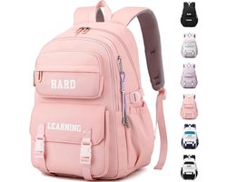 Boekentas Meisjes Lagere School - Schooltas Eersteleerjaar Groot - Roze