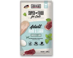 Mac’s Kattenvoer Natvoer Maaltijdzakjes - Kip en Lam - 12 x 100g
