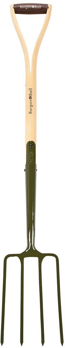 Burgon & Ball BoronGreen Spitvork - 80% gerecycled Boronstaal - 110 cm - 4 tanden