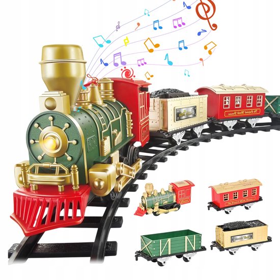 Train Electrique Noel, Train de Noël autour du sapin de Noël, Train Suspendu de Noël, Train Jouet pour Enfants avec sons, Cadeau Train de Noel Train Electrique Noel, Train de Noël autour du sapin de Noël, Train Suspendu de Noël, Train Jouet pour Enfants avec sons, Cadeau Train de Noel