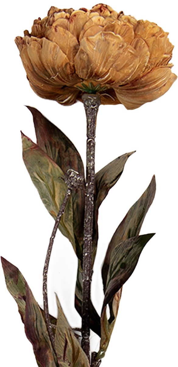 Kunstbloem - Zijden 10x10x65 cm Geel Kunststof Kunstbloemen