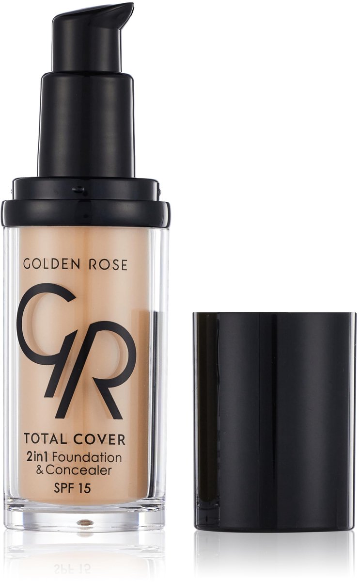 Golden Rose Total Cover 2 in 1 SPF15 Foundation & Concealer 12 light beige