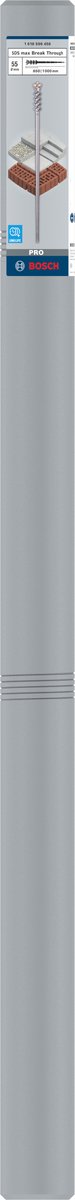 Bosch PRO SDS max-9 Break Through boor, 55 x 850 x 1000 mm