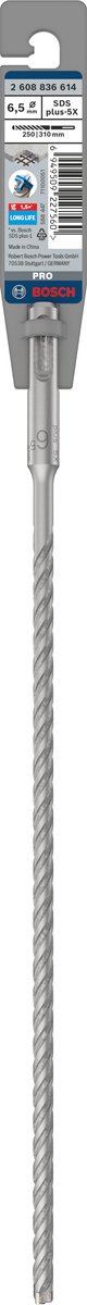Bosch PRO SDS plus-5X hamerboor, 6,5 x 250 x 310 mm