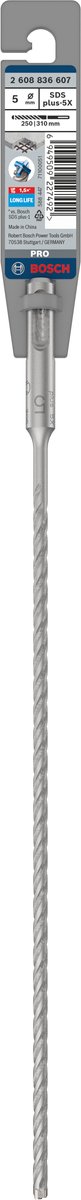 Bosch PRO SDS plus-5X hamerboor, 5 x 250 x 310 mm