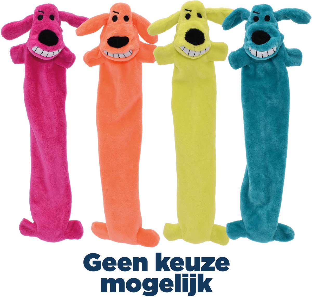 Multipet Loofa - Lichtgewicht Honden Speelgoed Zonder Vulling - 30,5 cm Assorti