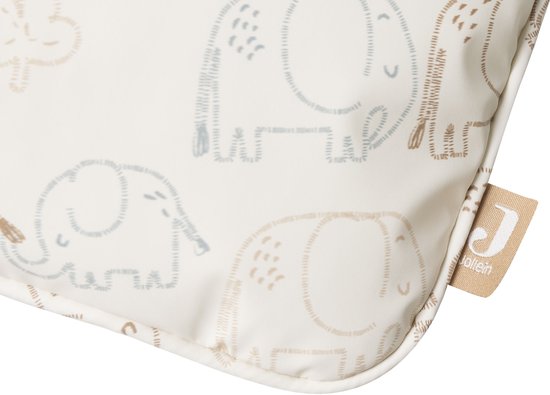 Jollein - Kinderstoelkussen 58x36cm - Elephant Tales van Jollein — afbeelding 5