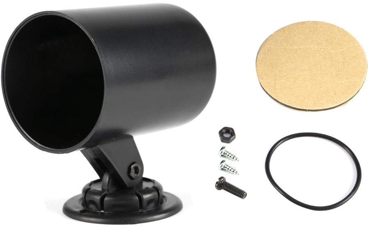 Image of 52mm Universele Plastic Gauge Pod, Enkelgats Dashboard Boost Gauge Houder met Dubbelzijdige Tape - Auto Meter Houder voor Andere Instrumenten