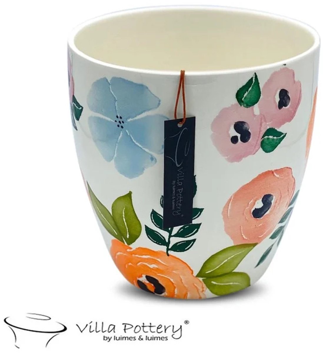 Villa Pottery Gele tuitvaas Kopenhagen D20xH30 geel