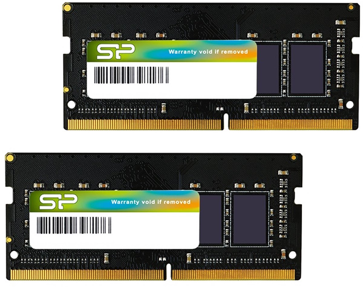 Silicon Power - Laptopgeheugen - DDR4 - 16GB (2x8GB) - 2666MHz - CL19 - SODIMM - SP016GBSFU266B22
