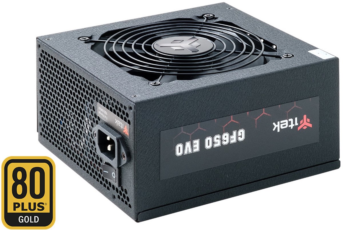 itek GF650 EVO power supply unit 650 W 24-pin ATX ATX Zwart