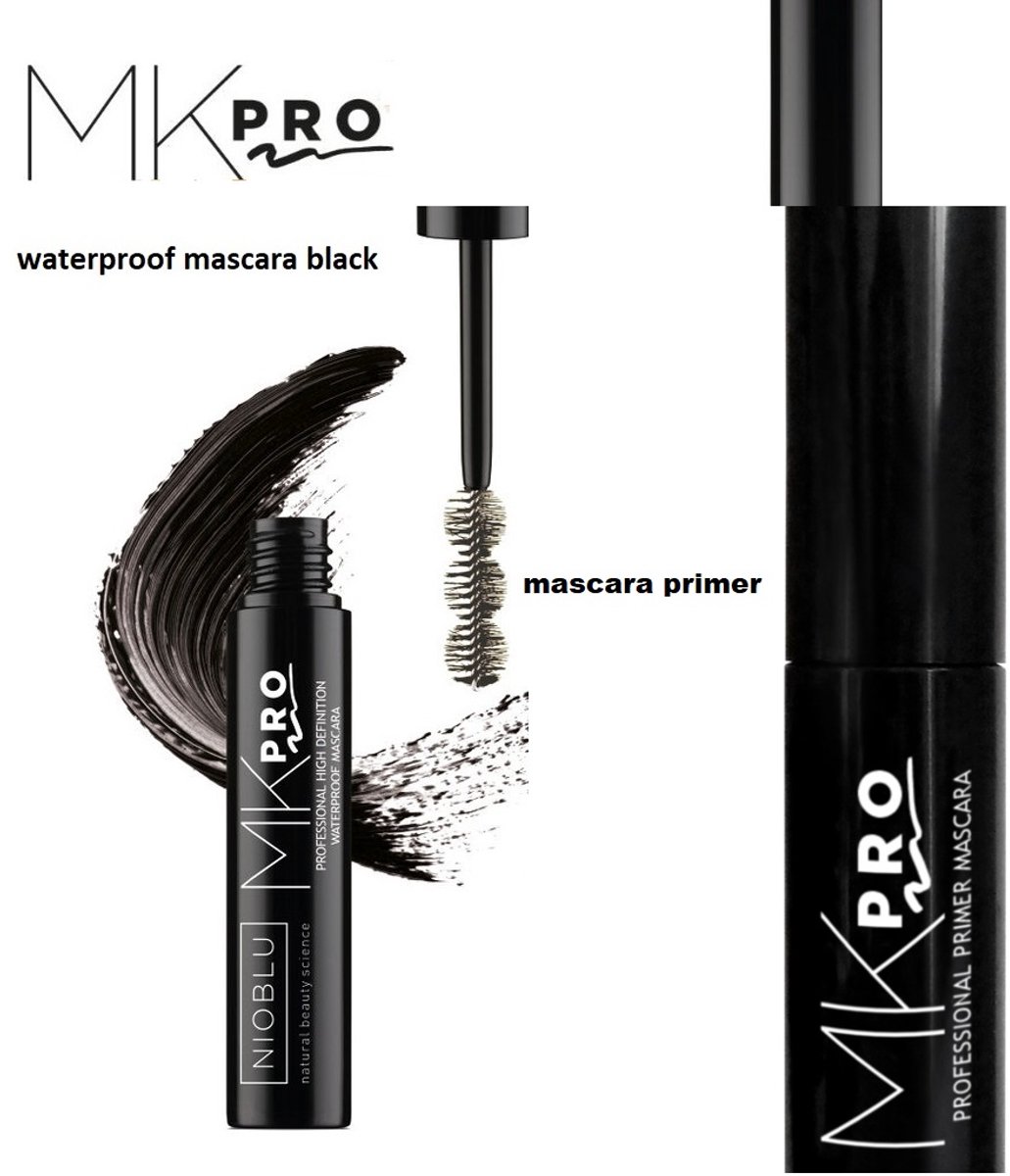 NIOBLU - MKpro - Professional -High - Definition - Waterproof - Mascara - & - Mascara - Primer - Set