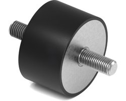 Rubbermagazijn - Trillingsdemper Type A 50x30mm - M10 - Set 10 stuks