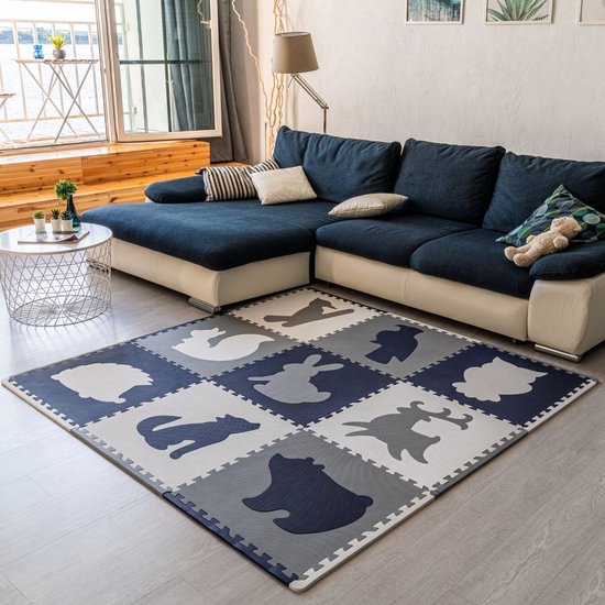 Hakuna Matte Große Puzzlematte Für Babys 1,8x1,8m - 9 XXL Platten