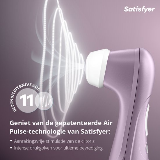 Satisfyer Pro 2 Next Generation - Luchtdrukvibrator met 11 intensiteitsniveaus - waterdicht