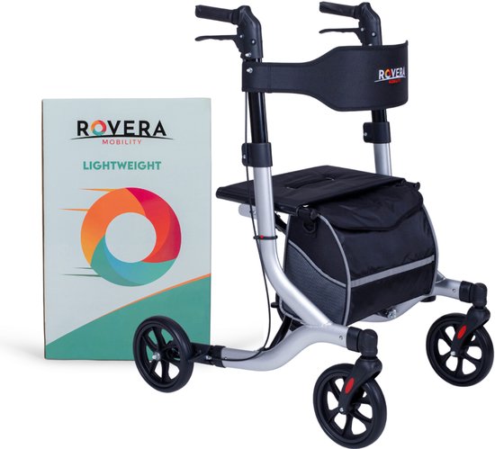 Rovera Mobility® Lichtgewicht Rollator Easy Premium- Lichtgewicht (6,4 ...