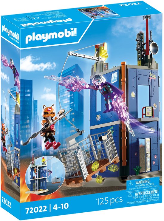 Playmobil Heroes – Véhicule Multifonctionnel – Tir Projectile – Figurine Incluse – Dès 4 Ans