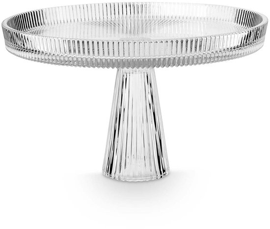 Taartstandaard glas 28ø huren bij Jongh's Verhuurservice - Verhuur