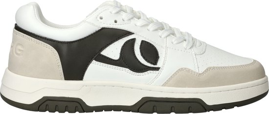 Bjorn Borg Ollie WB Sneakers Heren - Schoenen Mannen - Wit/Olijfgroen - Maat 45