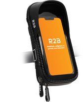 R2B Telefoonhouder Fiets Waterdicht - 360 Graden Rotatie - Ook voor Scooter en Motor - Gsm Houder Fiets - Fietshouder - Fiets Telefoonhouder - Smartphone Houder Fiets - Accessoires - Phone Holder Bike