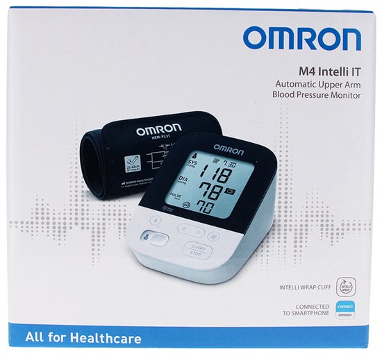 Omron M4 Intelli IT - Bovenarm bloeddrukmeter - Omtrek manchet: 22-42 cm
