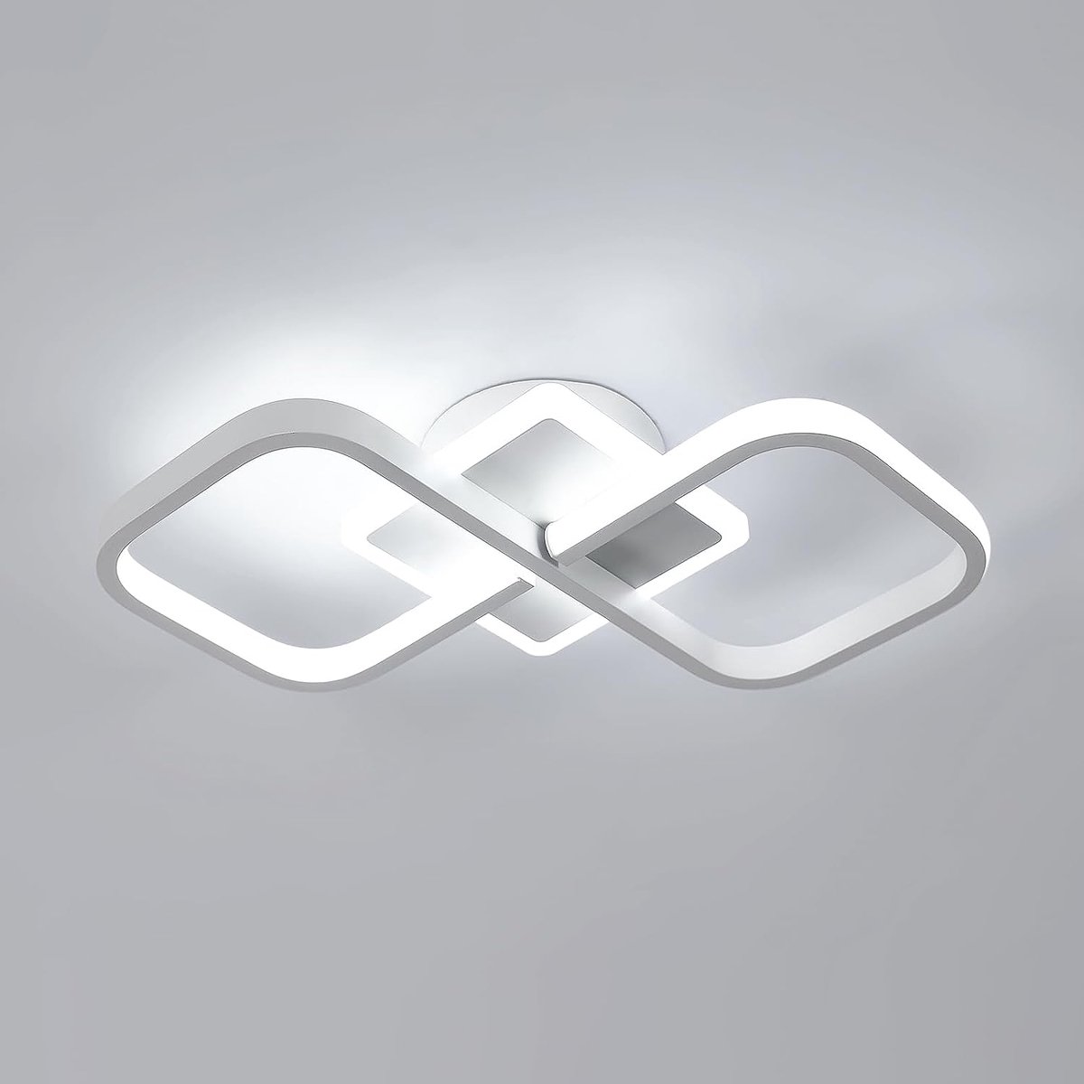 36W LED plafondlamp modern design vierkante cirkel plafondlamp koel wit 6000K voor woonkamer slaapkamer eetkamer kantoor goud
