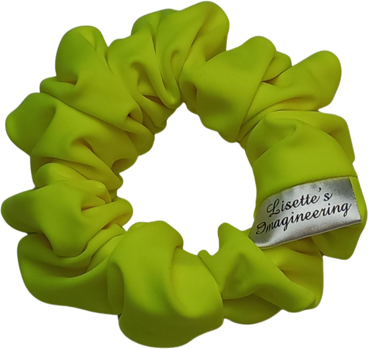 Scrunchie - Zwemscrunchie - Badpakstof - Neongeel