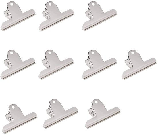 Dashan map - dossiermap - 10 stuks - zilver - roestvrij staal | bol