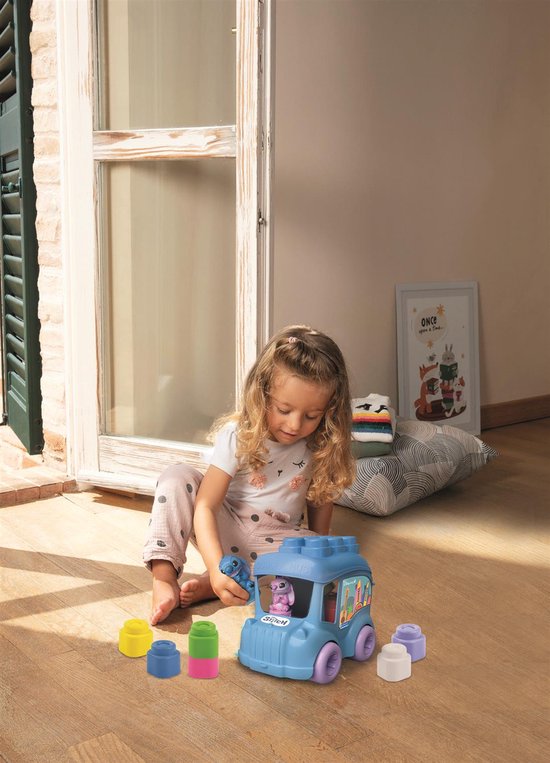 Clementoni - Soft Clemmy - Stitch Activiteiten bus - Sensorische blokkenset - Vanaf 6 maanden van Merkloos — afbeelding 2
