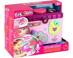 foto van Jumbo - FunLockets - Geheime sieradendoos met stemrecorder - Vanaf 5 jaar - Sieraden maken