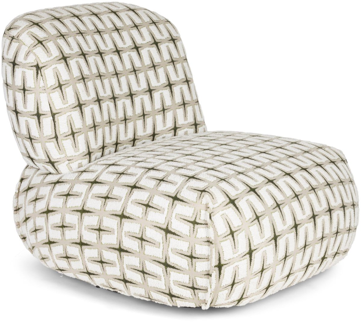 Bold Monkey Ritz Fauteuil Beige Groen