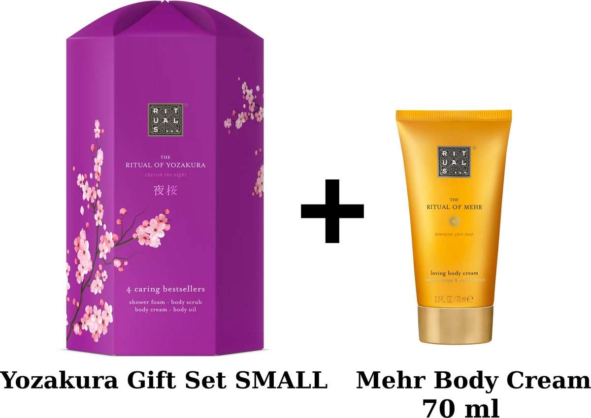 Rituals - Yozakura Gift Set SMALL + Mehr Body Cream 70 ml + Gift Bag