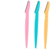 Scoby - Vrouwen Gezichtsmesjes - Gezichtsscheermes - Wenkbrauwmesjes - Lichaamshaar Verwijderen - Geschikt Voor Vrouwen - Face Fazor - Multi Colour - 9 Stuks