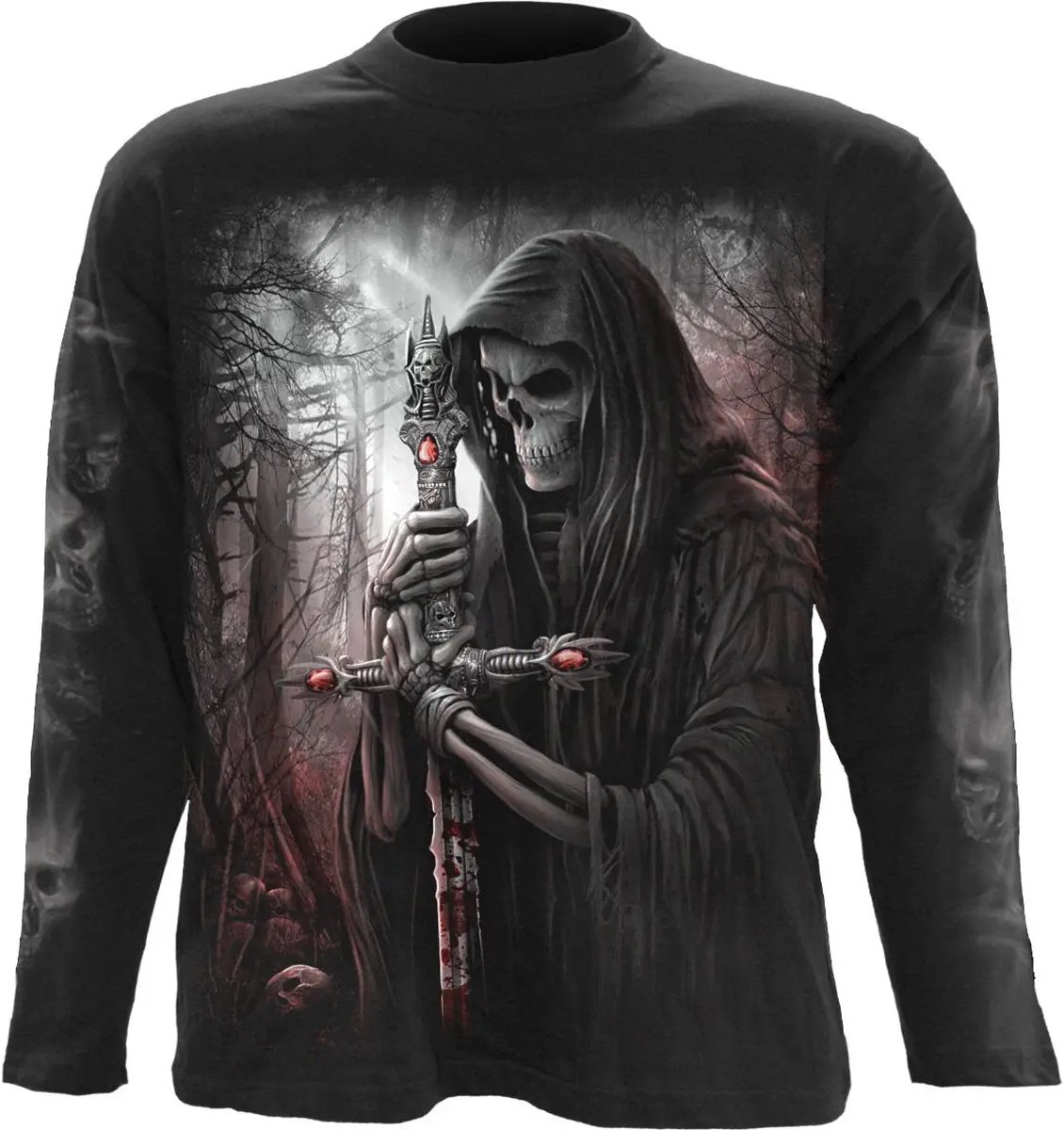 Spiral Soul Searcher Longsleeve T-Shirt Zwart