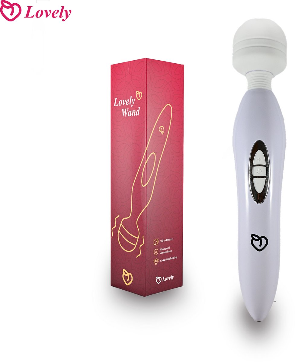 Lovely Wand-Clitoris Stimulator- Sextoy- Multifunctioneel-Draadloos-Oplaadbaar-Magic wand-Massage- Krachtige vibrator-Seksspeeltje- Cadeau voor vrouw