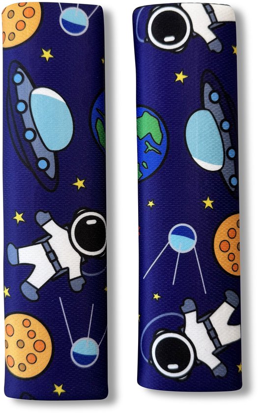 Gordelbeschermer Kind - Ruimte & Astronaut - Gordelkussen 2 stuks - Kasey Products