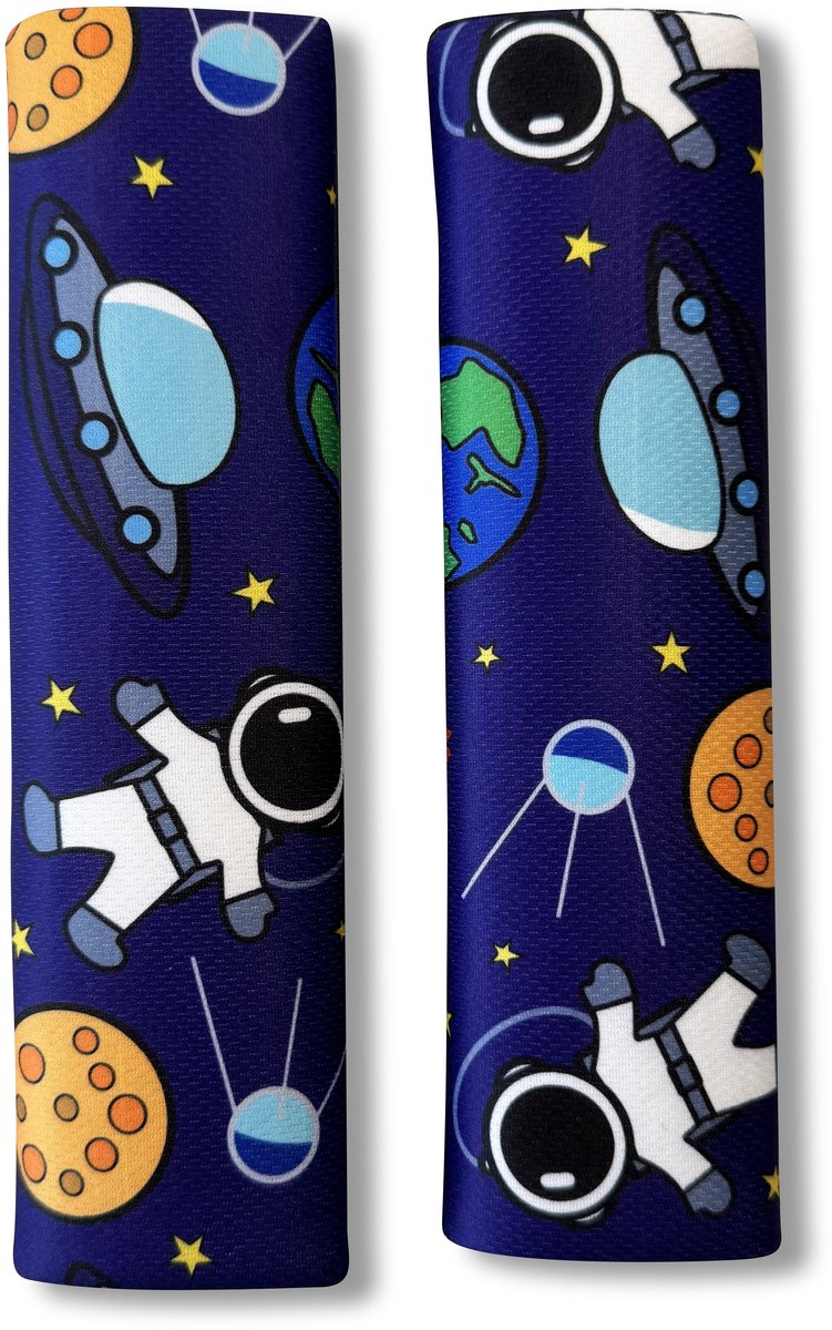 Gordelbeschermer Kind - Ruimte & Astronaut - Gordelkussen 2 stuks - Kasey Products