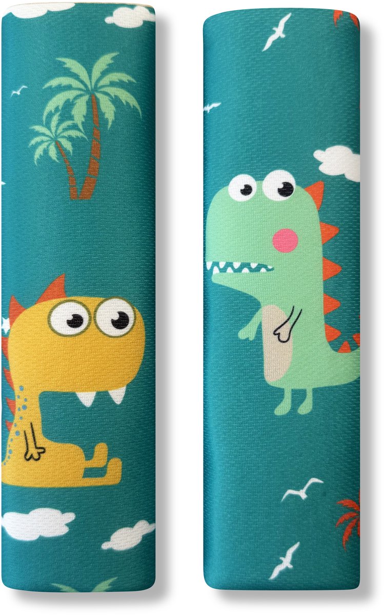 Gordelbeschermer Kind - Dino’s - Gordelkussen 2 stuks - Kasey Products
