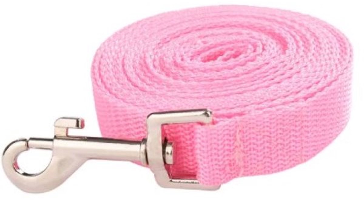 Trainingslijn 5 Meter - Nylon - Roze