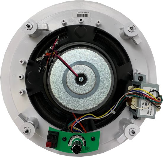 TIC C803 - Inbouwluidsprekers - 8ohm/70v Schakelaar - 8" 100W - Wit (Set) — afbeelding 4