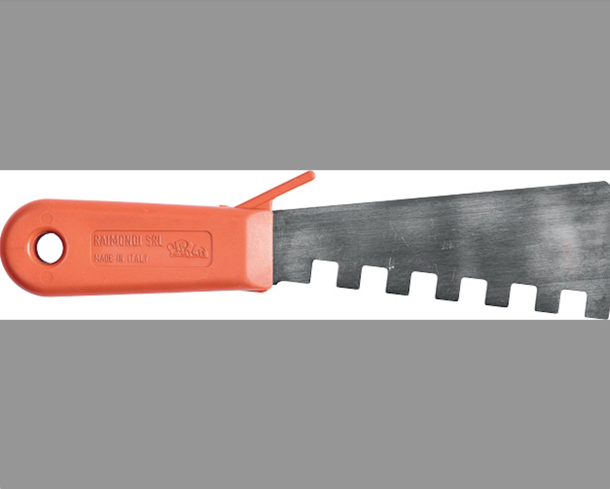Raimondi Zoccolina Troffel 10x10cm – Voor Plintwerk & Precisie Tegelwerk