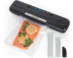 Glissimo Vacumeermachine 65kPa - Vacuum Sealer voor Droog & Nat Voedsel - Seal Apparaat - Compact en Krachtig