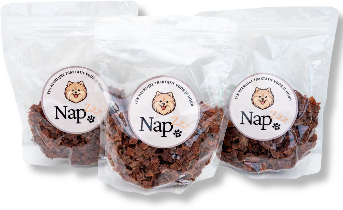NapZZZ Hondensnack – Kip Trainers – 3x350g