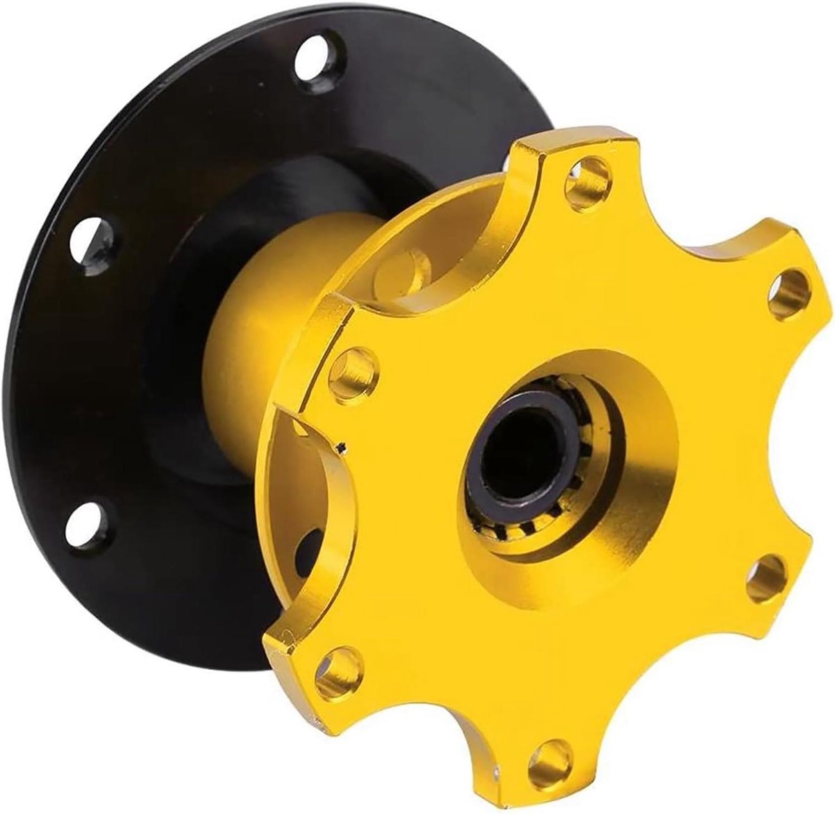 Allecto Premium - Universele 6-Gaats Autostuurnaafadapterset - Quick Release Hub-adapter voor motorrallyrace - Eenvoudig te installeren