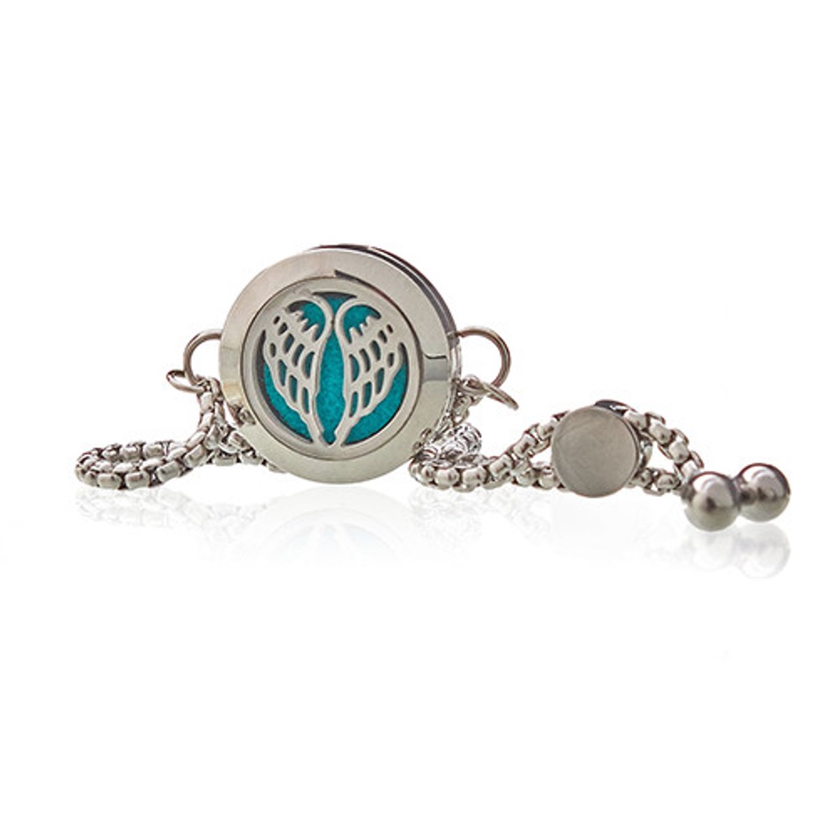 Aromatherapie sieradenarmband - Engelenvleugels - 20 mm