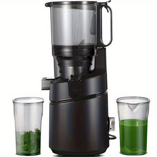 Extracteur De Jus Lent EJX600 – Compact Et Silencieux – Presse à Mastiquer – Gris